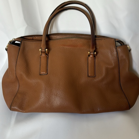 Tory Burch Thea Zip Satchel in bark - Picture 5 of 11